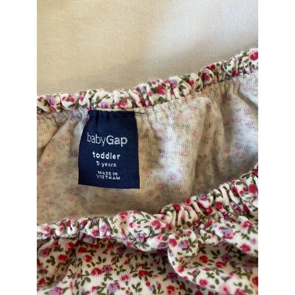 Baby Gap Toddler Girl Floral Tiered Ruffle Top - Picture 3 of 3